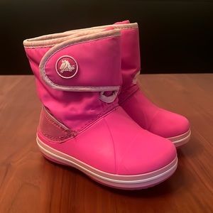 CROCS, Crocband Gust Boots, pink, size 8